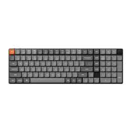 Keychron K17 Max RGB Brown Switch belaidė žemo profilio klaviatūra (juoda) [K17M-H3].