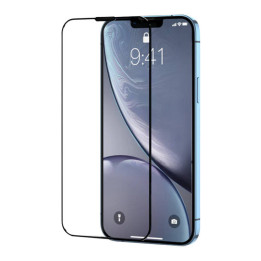 Rūdīts stikls Joyroom HQ-Z24 tālrunim iPhone 15 Pro Max ar aizmugurējo malu, putekļu necaurlaidīgs
