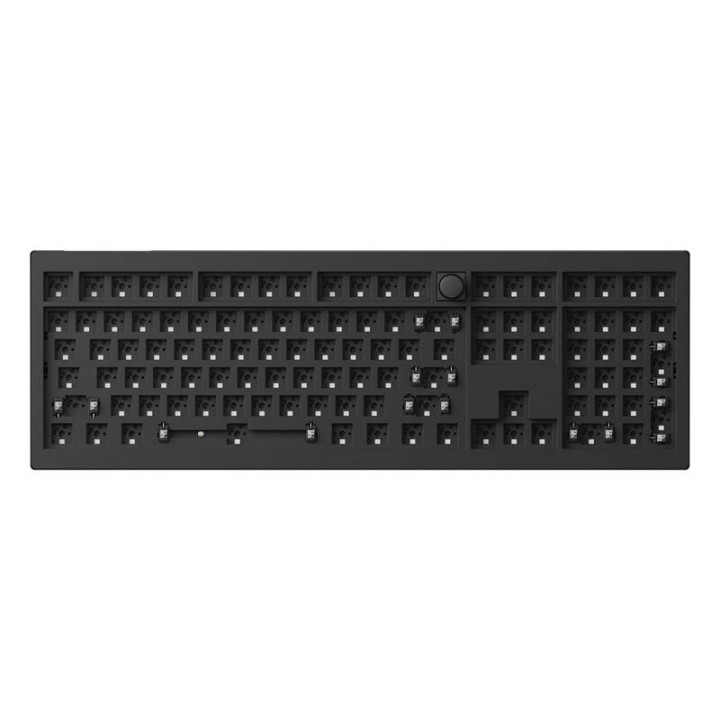 Keychron V6 Max RGB belaidė mechaninė klaviatūra be jungiklių – plikas (juoda) [V6M-Z4].