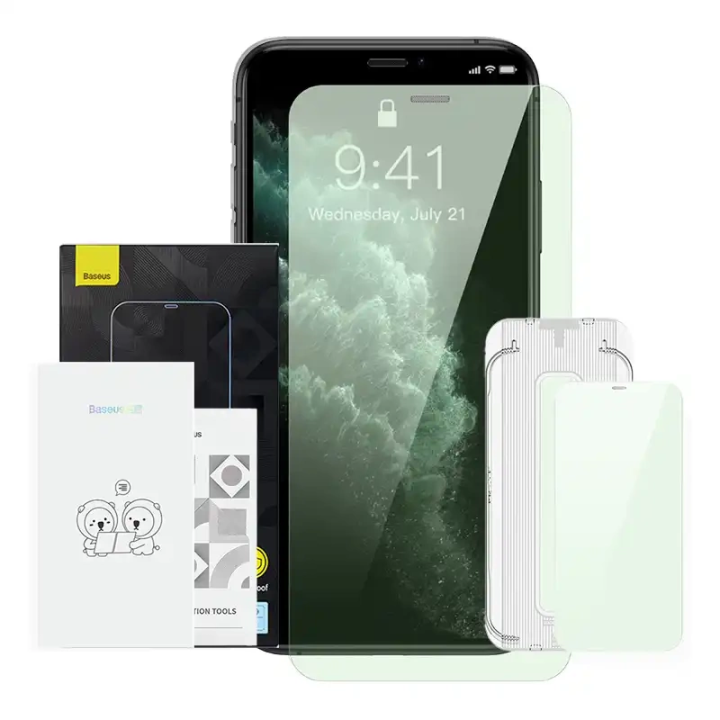 Закаленное стекло Baseus Crystal для защиты глаз 0,3 мм для iPhone X/XS