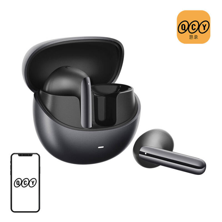 Наушники TWS QCY AilyBuds Pro HT10, ANC (черные)