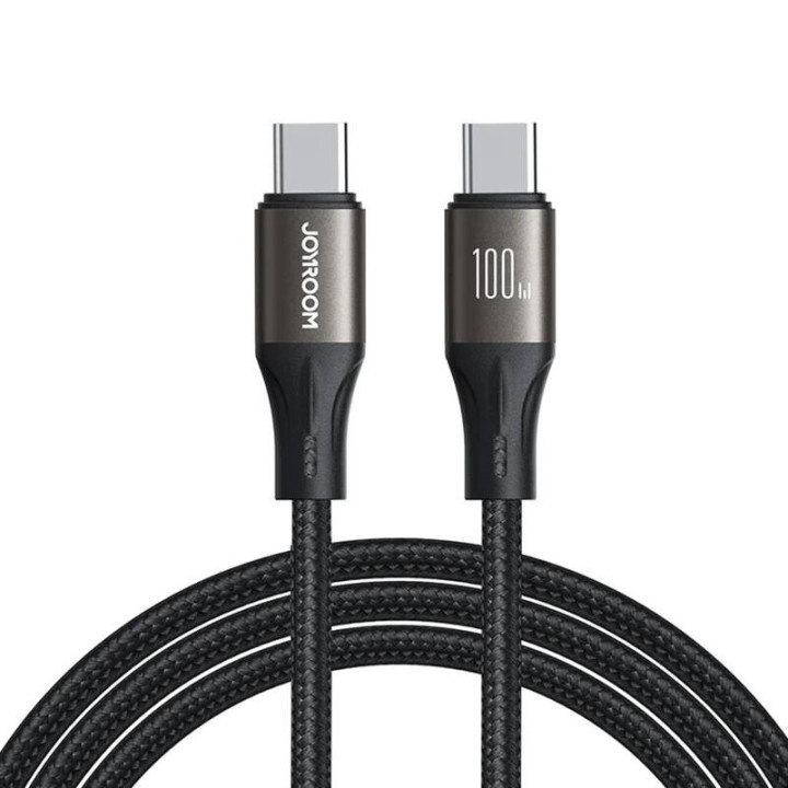 Кабель Joyroom Light-Speed ​​USB-C — USB-C SA25-CC5, 100 Вт, 1,2 м (черный)