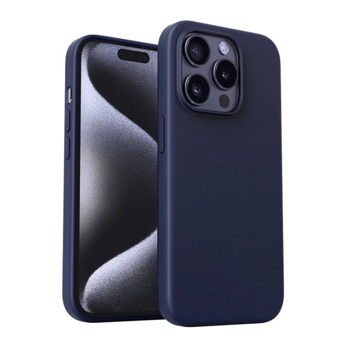 Чехол Aukey PC-GJ10D для iPhone 15 Pro Max (Грозово-синий)