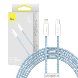 USB-C kabelis Lightning Baseus Dynamic Series, 20W, 2m (zils)