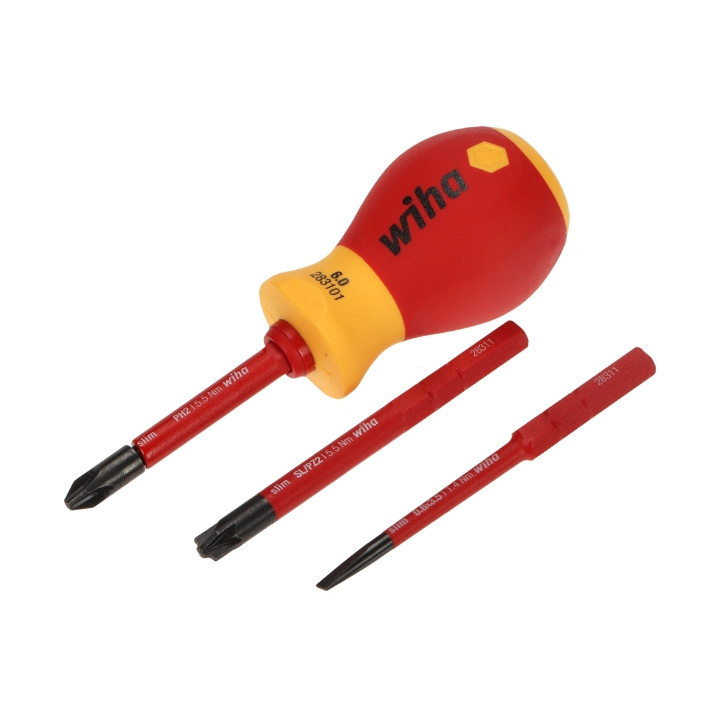 РУЧКА СО СМЕННЫМИ НАСАДКАМИ WH-SLIMVARIO/41230 WIHA