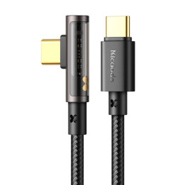 Кабель USB-C на USB-C Prism 90 градусов Mcdodo CA-3400, 100 Вт, 1,2 м (черный)