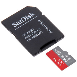 ATMIŅAS KARTE SD-MICRO-10/64-SAND microSD UHS-I, SDXC 64 GB SANDISK