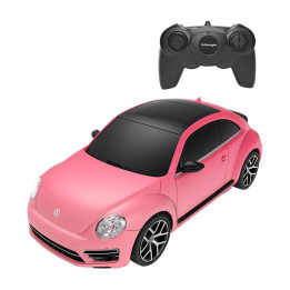 RASTAR R/C 1:24 Volkswagen Beetle nuotolinio valdymo automobilis - spalvos keitimas (rožinė)