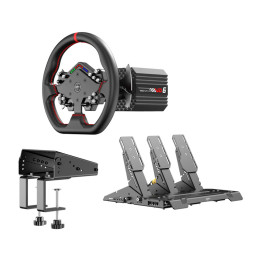 PXN VD6 Bundle DP žaidimų rinkinys - VD6 bazė + WDS R2 vairas + pedalai + Z9 spaustukas