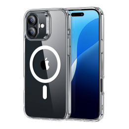 ESR Classic hübriidümbris (HaloLock) iPhone 16 Plus jaoks (selge)