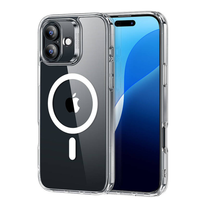 ESR Classic hübriidümbris (HaloLock) iPhone 16 Plus jaoks (selge)
