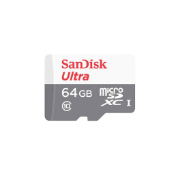 Карта памяти SanDisk Ultra Android microSDXC 64 ГБ 100 МБ/с класс 10 UHS-I (SDSQUNR-064G-GN3MN)