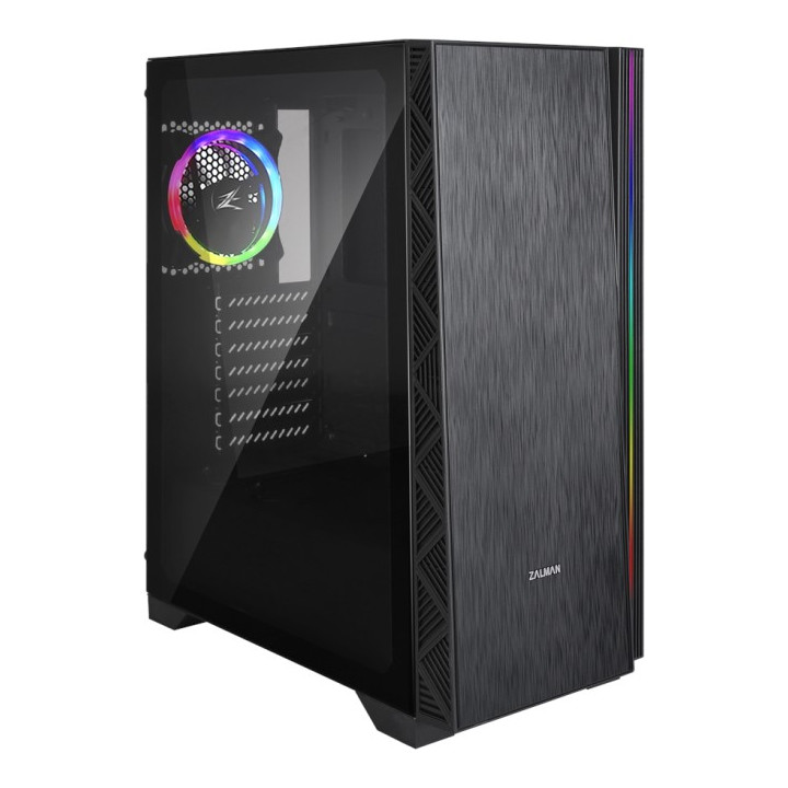Zalman Z3 NEO ATX Mid Tower ARGB ventiliatorius TG