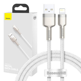 USB-кабель для Lightning Baseus Cafule, 2,4А, 1м (белый)