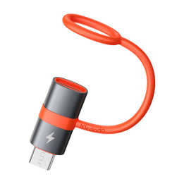 „McDodo OT-3820“ USB-C į mikro USB adapteris (juodas)