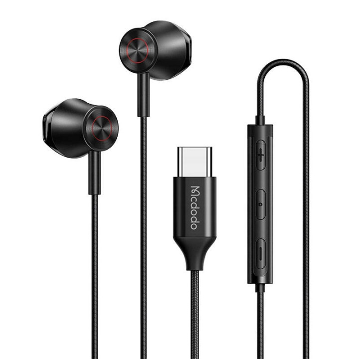 Проводные наушники Mcdodo HP-4070, USB-C (черные)