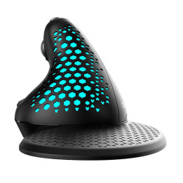 Juhtmeta ergonoomiline hiir Delux M618XSD BT+2.4G RGB