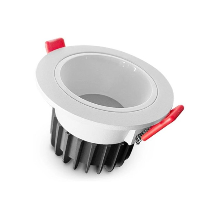 Gledopto GL-D-007P Zigbee Pro (Zigbee 3.0 + RF-vastuvõtja) nutikas süvistatav LED-allvalgusti (1050 luumenit. IP54), valge raami