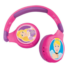 Saliekamās austiņas 2in1 Disney Princess Lexibook
