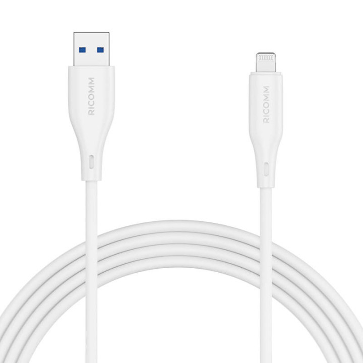 USB-A su žaibo kabeliu Ricomm RLS004ALW 1,2 m