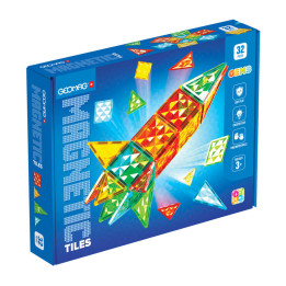 Geomag Gems Rocket 32 ​​magnetinės plytelės