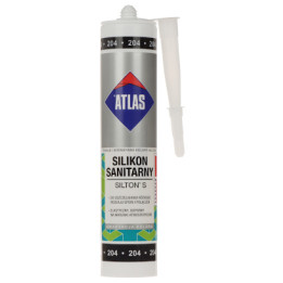 SANITARY SILICONE SIL-S280-B/ATLAS SILTON S CARTRIDGE 280 ml BLACK