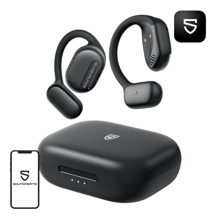 TWS Soundpeats GoFree austiņas (melnas)
