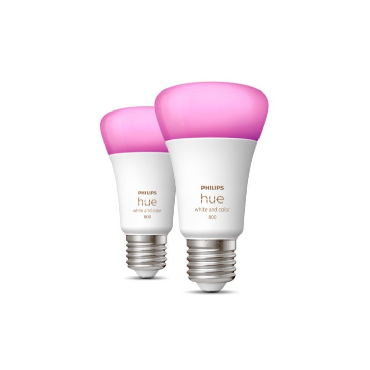 Philips Hue E27 6,5W RGBW BT 2-pakk