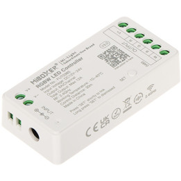 MiBOXER FUT038S 2.4 GHz RGBW LED kontrolleris 12-24V DC viedtālruņa vadībai ar Smarteg Smart Life lietotni