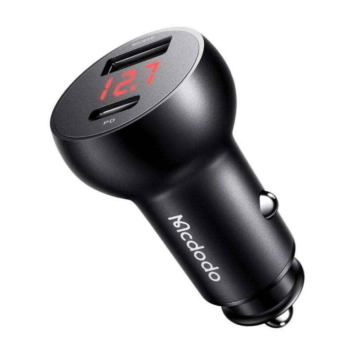 Mcdodo CC-6810 USB-A + USB-C autolaadija, 30W