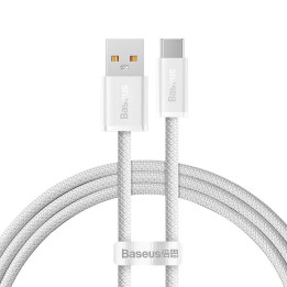 Laidas iš USB į USB-C Baseus Dynamic Series, 100 W, 1 m (baltas)