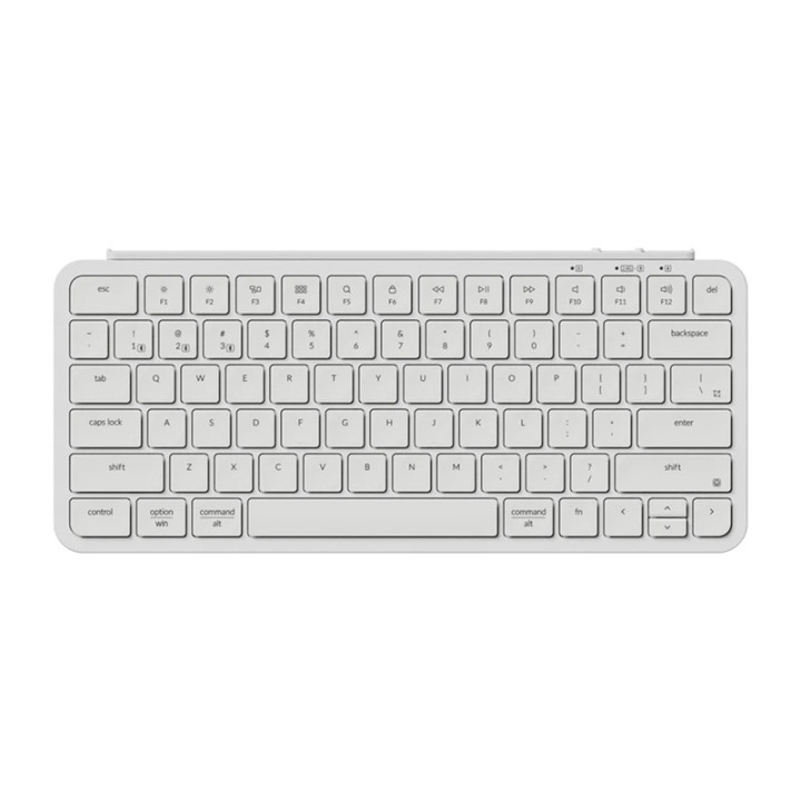 Ultra Slim Keychron B1 Pro 2.4G bezvadu tastatūra (balta) [B1P-K8].