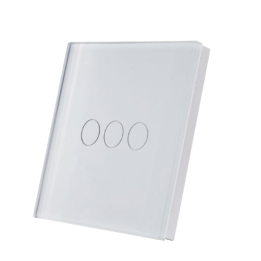 SmartWise T1R3W (R2) 3 osalise juhtmevaba RF seina puutelüliti (valge)