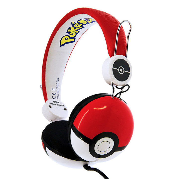 Vadu austiņas bērniem OTL Pokemon Pokeball Dome (sarkans)