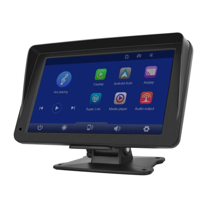 Automašīnas monitors 7,0 collu Podofo A3327 Carplay/Airplay/Android Auto