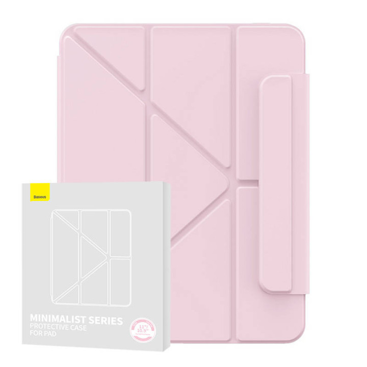 Магнитный чехол Baseus Minimalist для Pad Pro 11″ (2018/2020/2021/2022) (нежно-розовый)