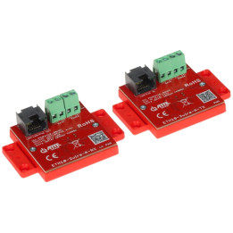 UTP / 2 LAIDŲ KONVERTERIŲ RINKINYS LAN + POE PERDAVIMUI ETH10-2WIRE-A-SET 2 Vnt. ATTE