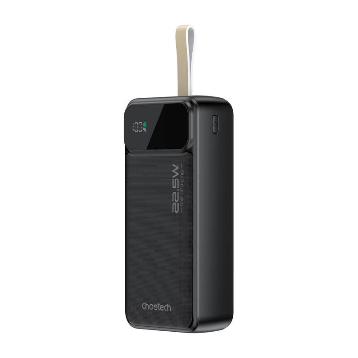 Choetech B730 30000mAh 22,5 W PD barošanas bloks (melns)