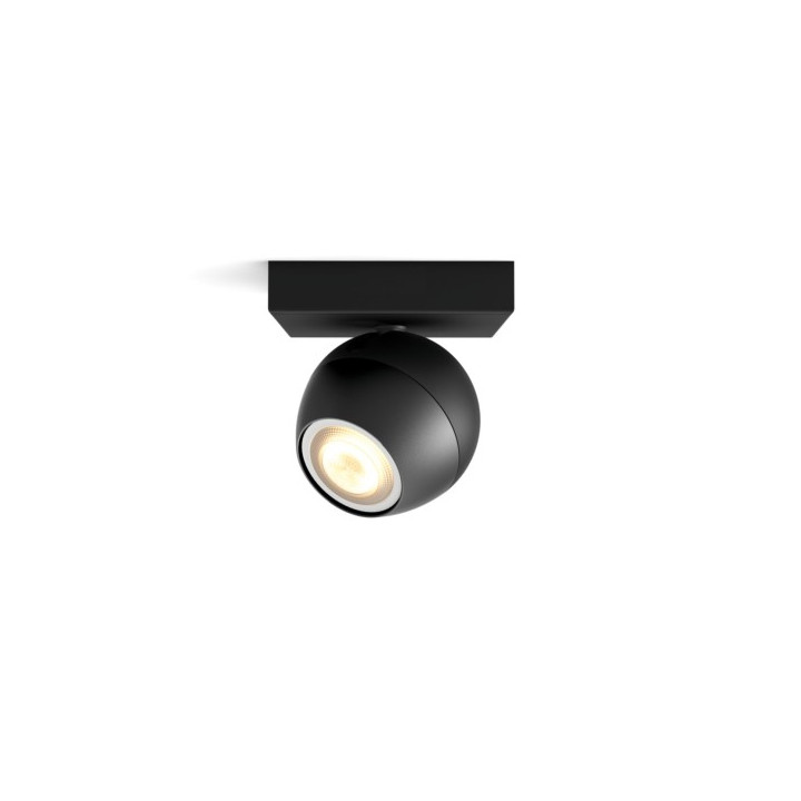 Philips Hue Buckramsingle taškinis juodas 1x5W 230V