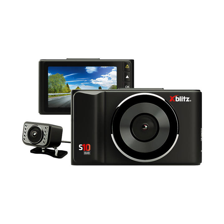 Xblitz XB-S10-DUO Divu kameru auto reģistrators priekšā un aizmugurē Full HD