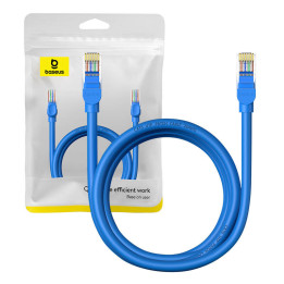 Ümmargune kaabel Baseus Ethernet RJ45, Cat.6, 2m (sinine)