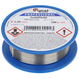 Проволока для пайки Проволока Pre-1.20/100 Unipress Cynel