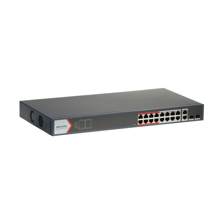 Hikvision DS-3E1318P-EI(B) 16-Port PoE Switch with SFP