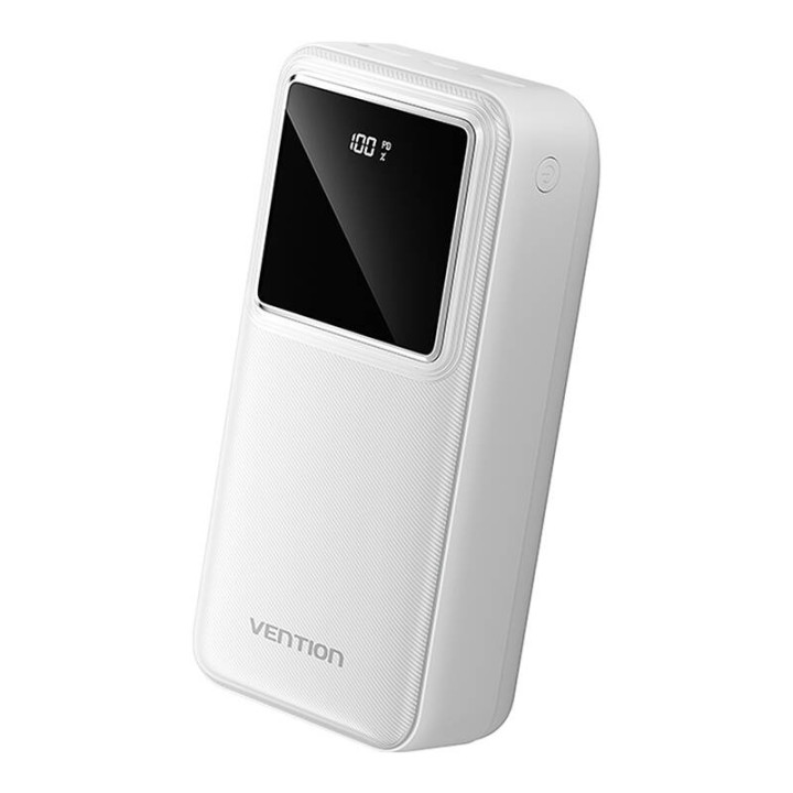 Powerbank Vention FHMW0 30000 mAh, 22,5 W (balts)