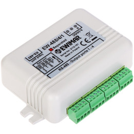 RS-485 BUSI JAOTAJA EW-485/4/1/SO OPTILISE ERALDUSEGA