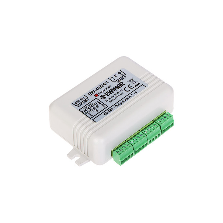 RS-485 BUSI JAOTAJA EW-485/4/1/SO OPTILISE ERALDUSEGA
