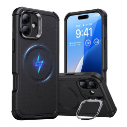 Чехол Cyber ​​Tough (HaloLock) ESR с подставкой для iPhone 16 (черный)