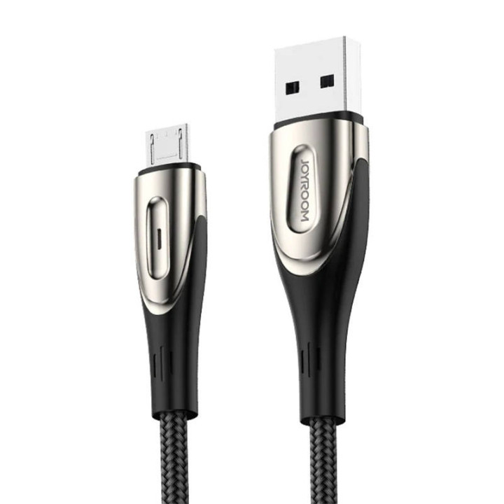 Greito įkrovimo laidas prie Micro USB / 2.4A / 3m Joyroom S-M411 (juodas)