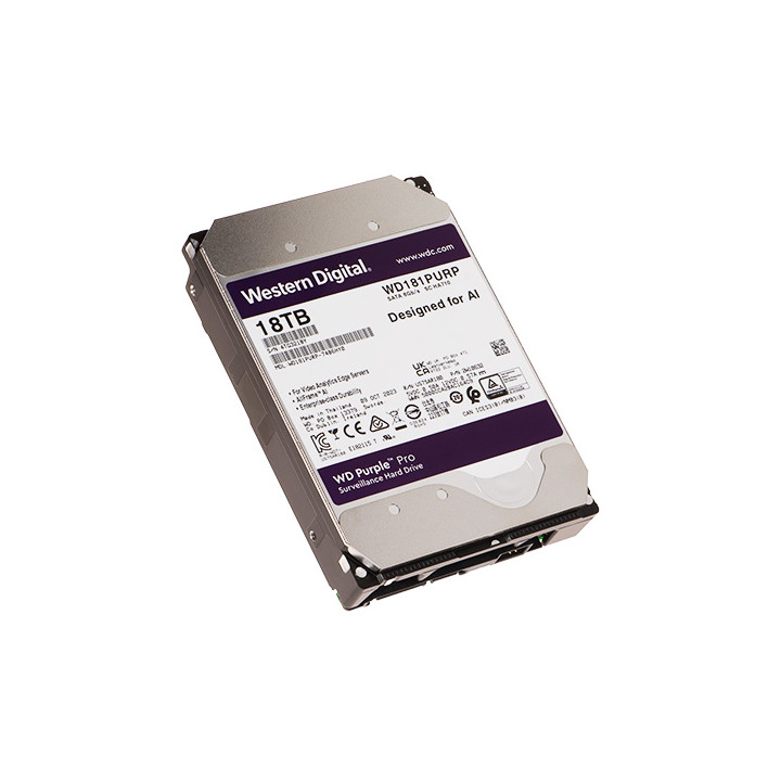 HDD DVR:lle HDD-WD181PURP 18TB 24/7 WESTERN DIGITAL