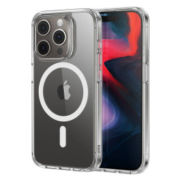 ESR Classic Hybrid (HaloLock) ümbris iPhone 15 Pro jaoks (läbipaistev)